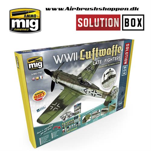 AMIG7702 WWII LUFTWAFFE LATE FIGHTERS SOLUTION BOX
